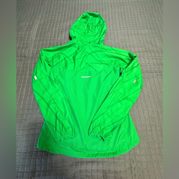 Nike Fit Storm Hooded Fleece Women Green Jacket - Picture 2 of 9